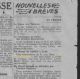 Journal 'L'Homme Libre'  du 29 & 30/4/1934